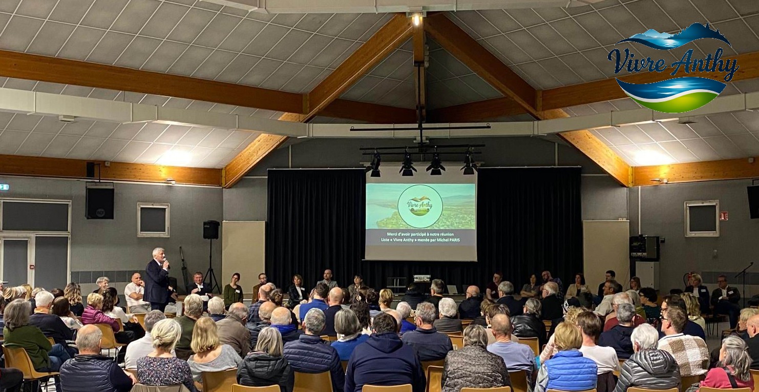 Réunion publique à Anthy-sur-Léman : merci aux habitants pour leur présence